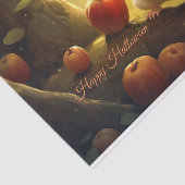 Happy Halloween Niedliche Maus und Pumpkins Seidenpapier (Ausschnitt)