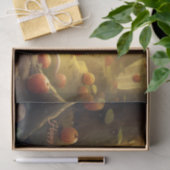 Happy Halloween Niedliche Maus und Pumpkins Seidenpapier (Geschenk)