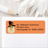 Happy Halloween Niedliche Scarecrow und Spider (Insitu)
