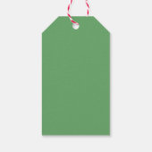 Happy Halloween Niedliches Beängstigendes Gedicht Geschenkanhänger (Rückseite)