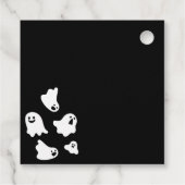 Happy Halloween niedliches Geschenk Gooody-Aufkleb Geschenkanhänger (Rückseite)