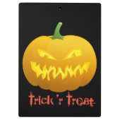 Happy Halloween Night Clipboard Klemmbrett (Rückseite)