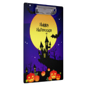 Happy Halloween Night Clipboard Klemmbrett (Rechts)