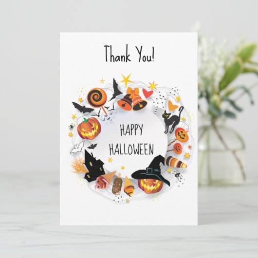 Happy Halloween Night Party (Stehend Vorderseite)