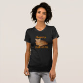 Happy Halloween Non-Beängstigend Orange Tabby Cat T-Shirt (Vorne ganz)