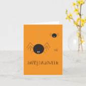 Happy Halloween! Note Card Karte (Gelbe Blume)