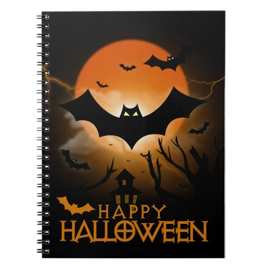 Happy Halloween Notizblock (Vorderseite)