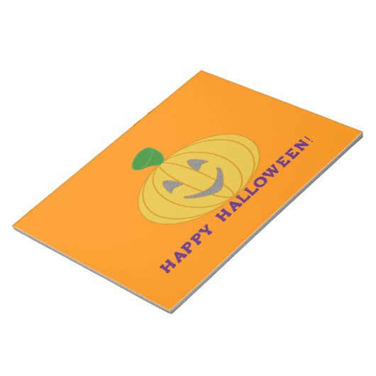 Happy Halloween Notizblock (angewinkelt)