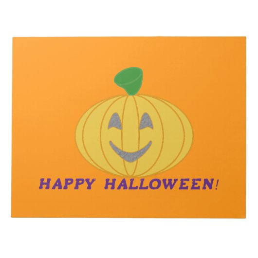 Happy Halloween Notizblock (Vorderseite)