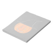 Happy Halloween Notizblock (Rotiert)