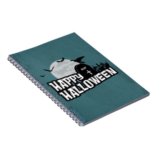 Happy Halloween Notizblock (Rechte Seite)