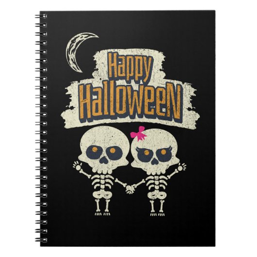 Happy Halloween Notizblock (Vorderseite)