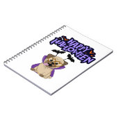 Happy Halloween Notizblock (Linke Seite)