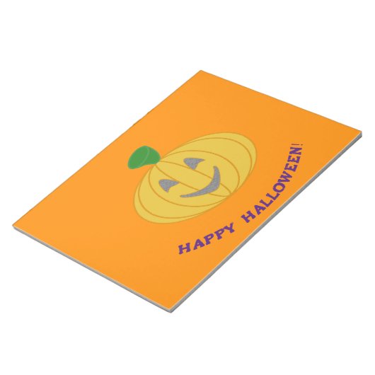 Happy Halloween Notizblock (angewinkelt)