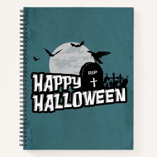 Happy Halloween Notizbuch (Vorderseite)