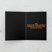 Happy halloween orange karte (Innenseite)