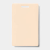 Happy Halloween orange und niedlich Ausweis (Rückseite)