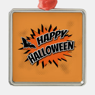 Happy Halloween Ornament Aus Metall