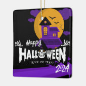 Happy Halloween Ornaments Holiday Accents Party Keramikornament (Links)