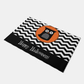 Happy Halloween Owl Fußmatte (Schrägansicht)