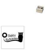 Happy Halloween Owl Gummistempel (Stempel)