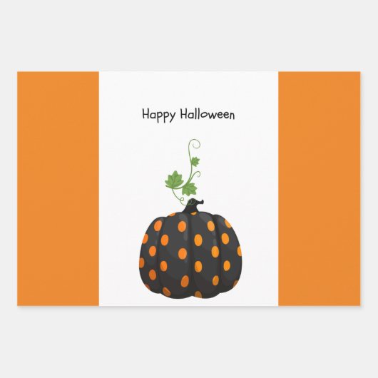 Happy Halloween Packpapier Geschenkpapier Set (Vorderseite 2)
