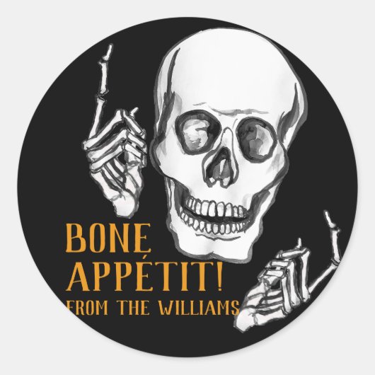 Happy Halloween Papa Witz Runder Aufkleber (Vorderseite)