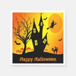 Happy Halloween Paper Napkin Serviette