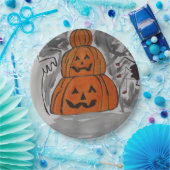 Happy Halloween Paper Plate Pappteller (Party)