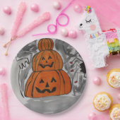 Happy Halloween Paper Plate Pappteller (Party)