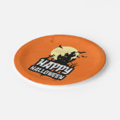 Happy Halloween Pappteller (Schrägansicht)