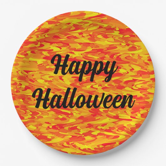 Happy Halloween Pappteller (Vorderseite)