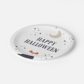 Happy Halloween Pappteller (Schrägansicht)