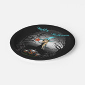 Happy Halloween Pappteller (Schrägansicht)