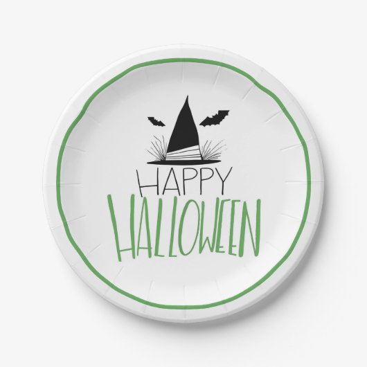 Happy Halloween Pappteller (Vorderseite)