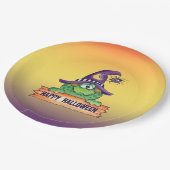 Happy Halloween Pappteller (Schrägansicht)