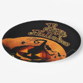 Happy Halloween Pappteller (Schrägansicht)