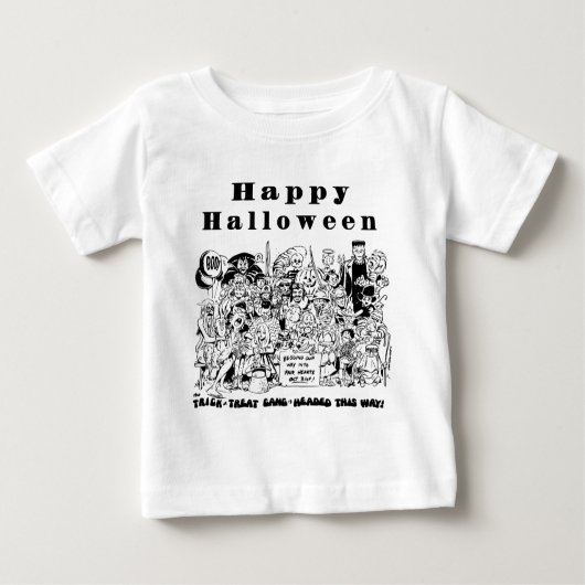 Happy Halloween Party Baby T-shirt (Vorderseite)