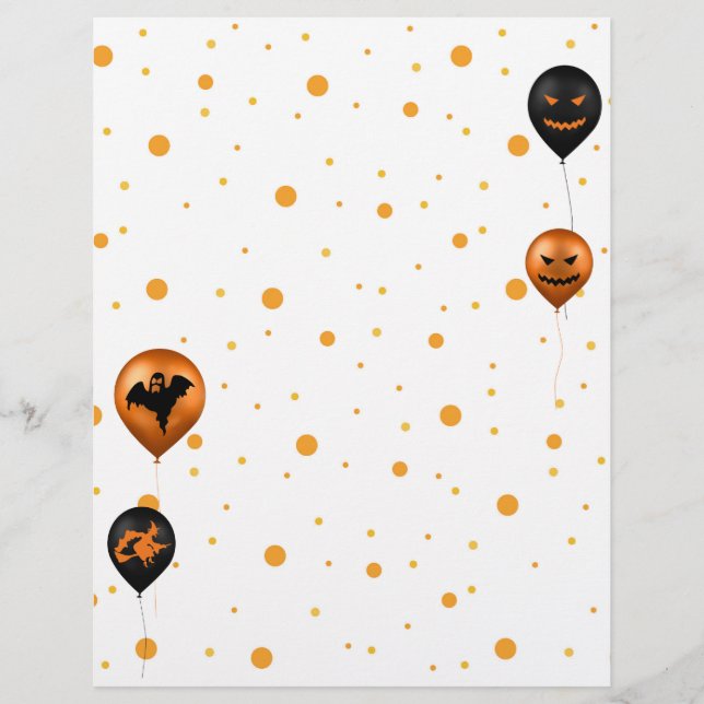 Happy Halloween Party Balloons (Vorderseite)