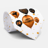 Happy Halloween Party Balloons Krawatte (Gerollt)