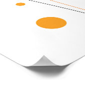 Happy Halloween Party Balloons Poster (Ecke)