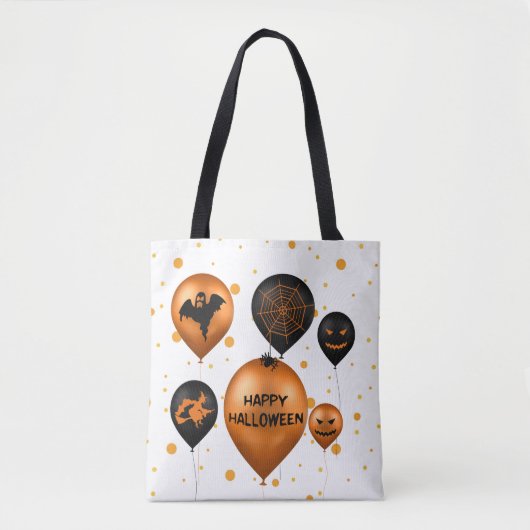 Happy Halloween Party Balloons Tasche (Vorderseite)