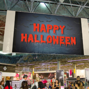 Happy Halloween Party beängstigende blutige Typogr Banner