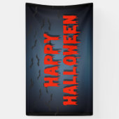 Happy Halloween Party beängstigende blutige Typogr Banner (Vertikal)