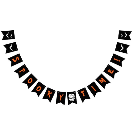 Happy Halloween Party Dekor Spooky Time Banner (Alle)