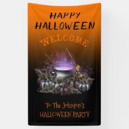Happy Halloween Party Dekoration Custom Welcom Banner