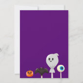 Happy Halloween Party Einladung (Rückseite)