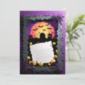 Happy Halloween Party Einladung #9 (Stehend Vorderseite)