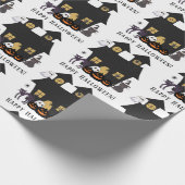 Happy Halloween Party Geschenkpapier (Ecke)