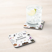 Happy Halloween Party Getränkeuntersetzer (Rechte Seite)